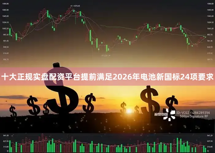 十大正规实盘配资平台提前满足2026年电池新国标24项要求