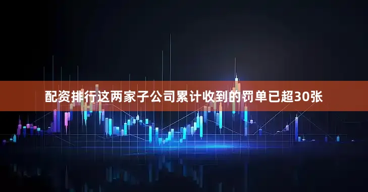 配资排行这两家子公司累计收到的罚单已超30张